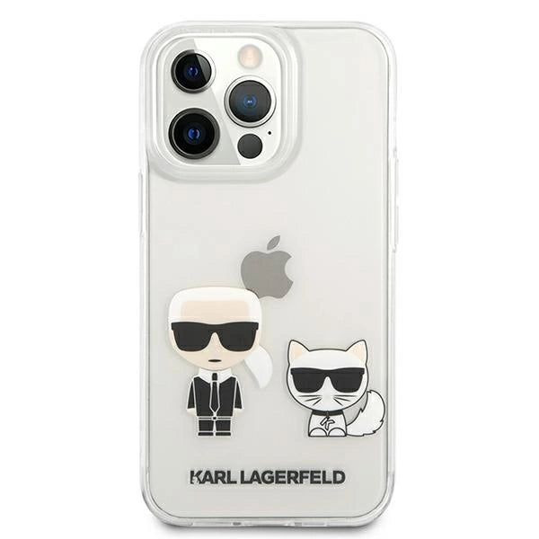 Karl Lagerfeld Karl & Choupette Case for iPhone 13 Pro Max 6.7" - Transparent_2