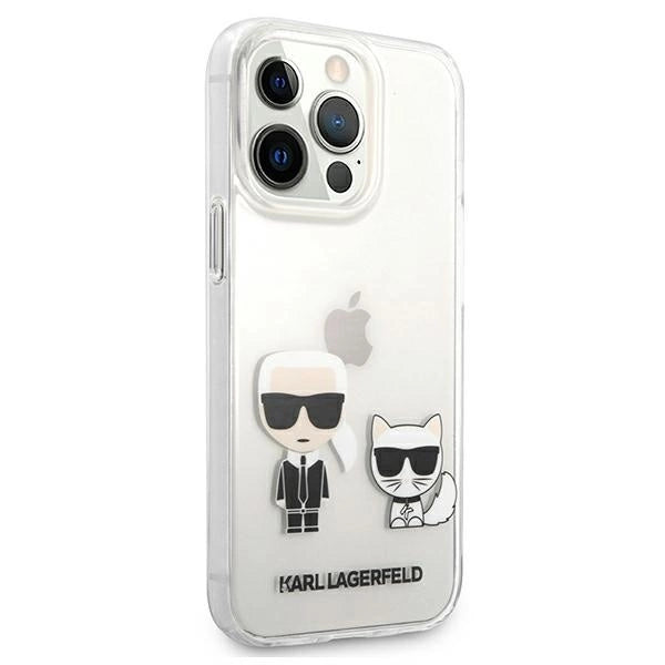 Karl Lagerfeld Karl & Choupette Case for iPhone 13 Pro Max 6.7" - Transparent_3