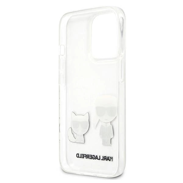 Karl Lagerfeld Karl & Choupette Case for iPhone 13 Pro Max 6.7" - Transparent_6