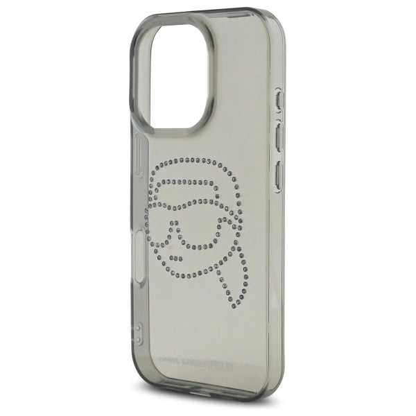 Karl Lagerfeld KLHCP16XHKHDCELK iPhone 16 Pro Max 6.9" black/black hardcase IML Rhinestones Karl Head_5