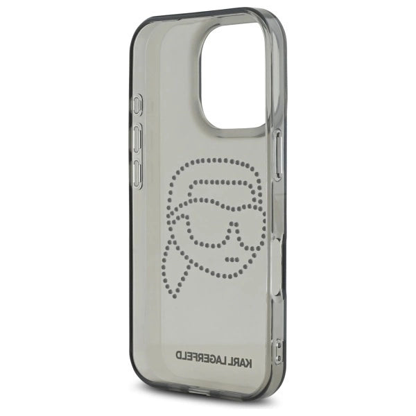 Karl Lagerfeld KLHCP16XHKHDCELK iPhone 16 Pro Max 6.9" black/black hardcase IML Rhinestones Karl Head_6