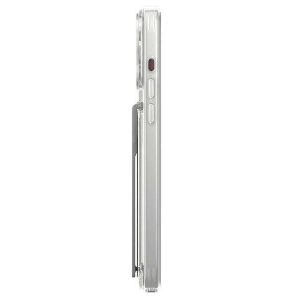 Uniq case Heldro Mount with Stand iPhone 15 Pro Max 6.7" transparent/lucent clear_5