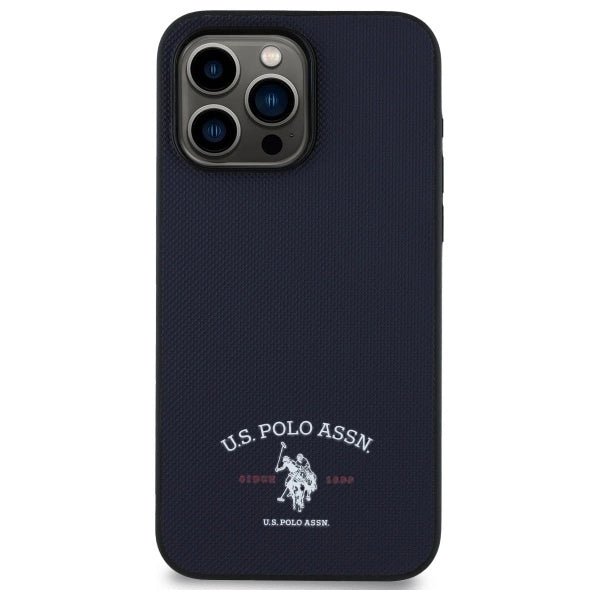 US Polo USHCP15XPARV iPhone 15 Pro Max 6.7" Navy Printed DH Logo_2