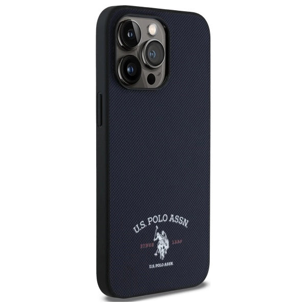 US Polo USHCP15XPARV iPhone 15 Pro Max 6.7" Navy Printed DH Logo_3