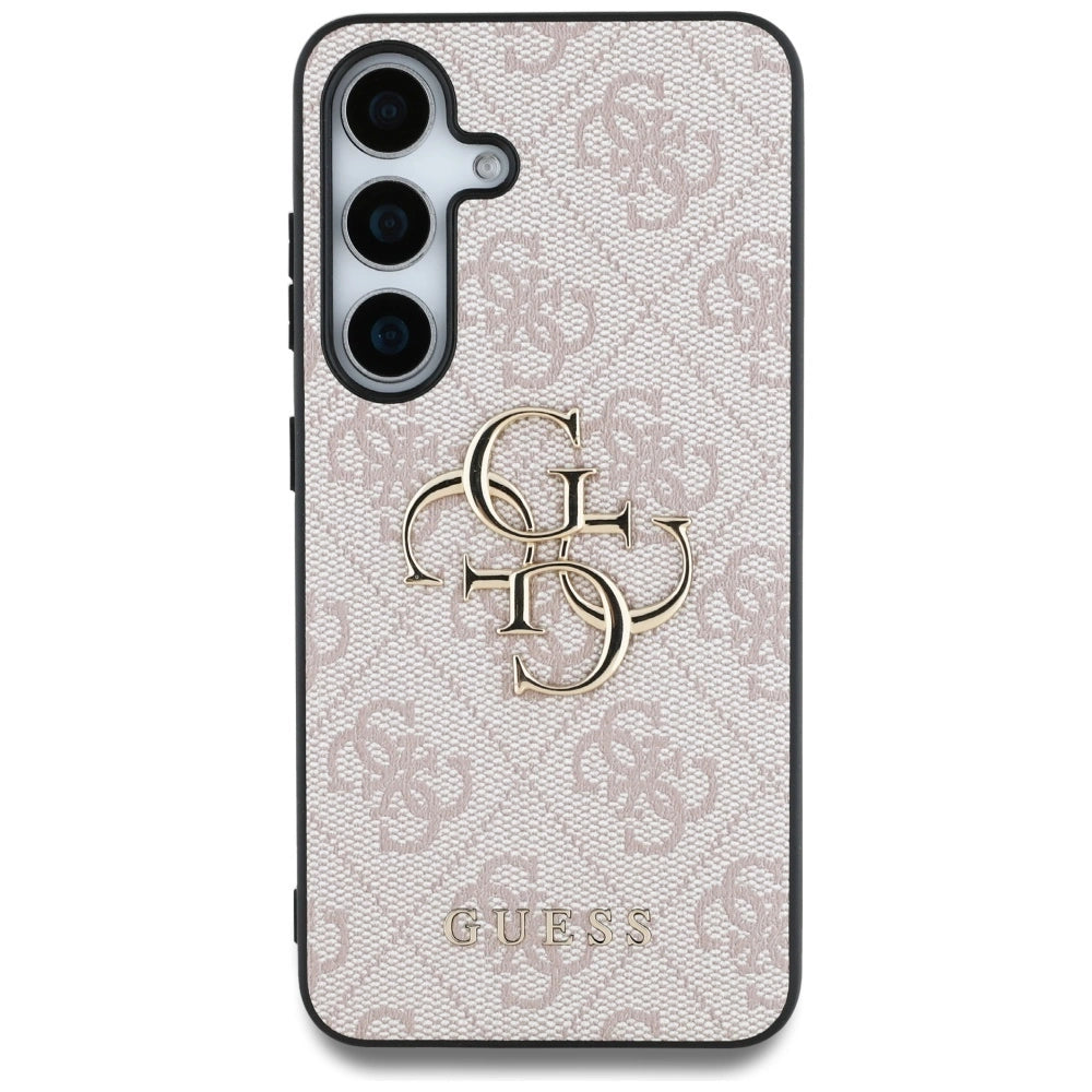 Guess Big 4G Logo Classic Logo Case for Samsung Galaxy S25 Pink_2