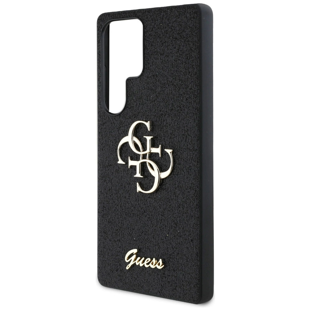 Guess Fixed Glitter Big 4G Metal Logo case for Samsung Galaxy S25 Ultra black_5