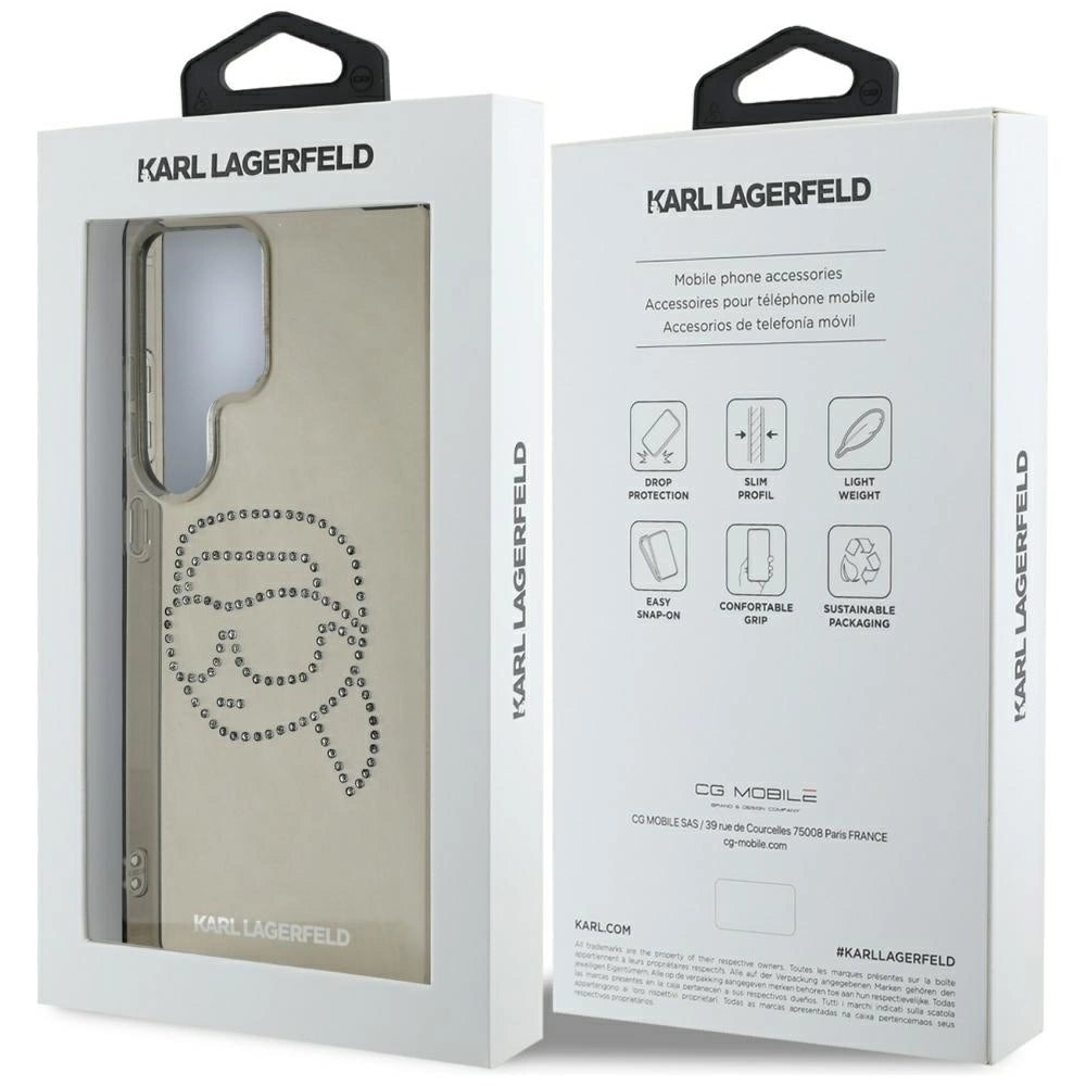 Case Karl Lagerfeld Rhinestones Karl Head Logo Samsung Galaxy S25 Ultra black_7