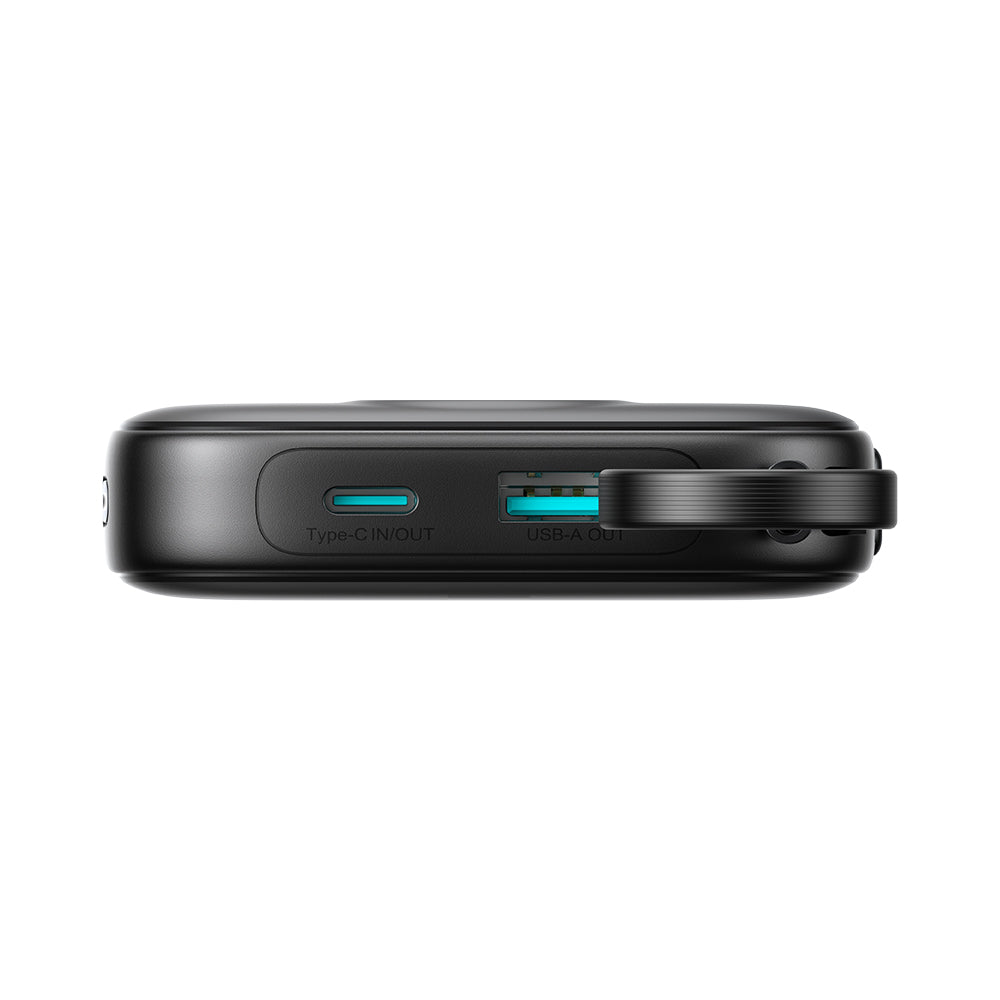 Joyroom JR-PBF17 22.5W 10000mAh Powerbank with Built-in USB-C Cable + 0.25cm USB-C Cable - Black_4