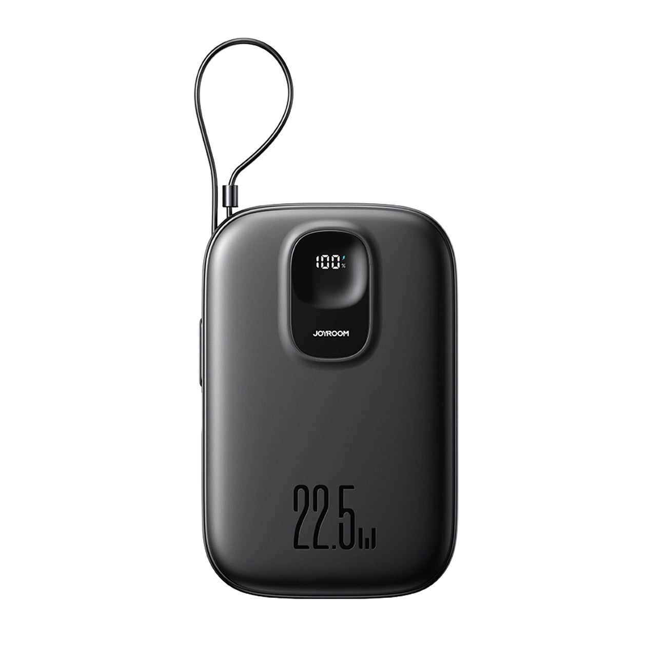 Joyroom JR-PBF18 22.5W 10000mAh Powerbank with Built-in Lightning Cable + USB-C Cable 0.25 cm - Black_1