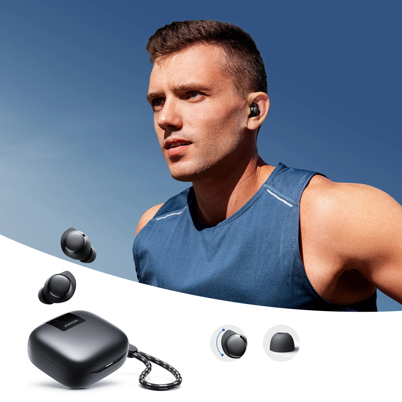 Joyroom Jdots JR-DB3 TWS Wireless Headphones - Black_6