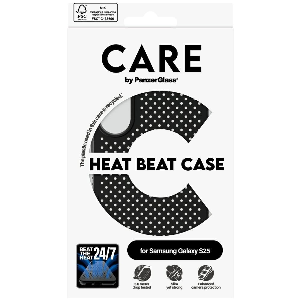 CARE by PanzerGlass Feature Heat Beat Case for Samsung Galaxy S25 - Black_3