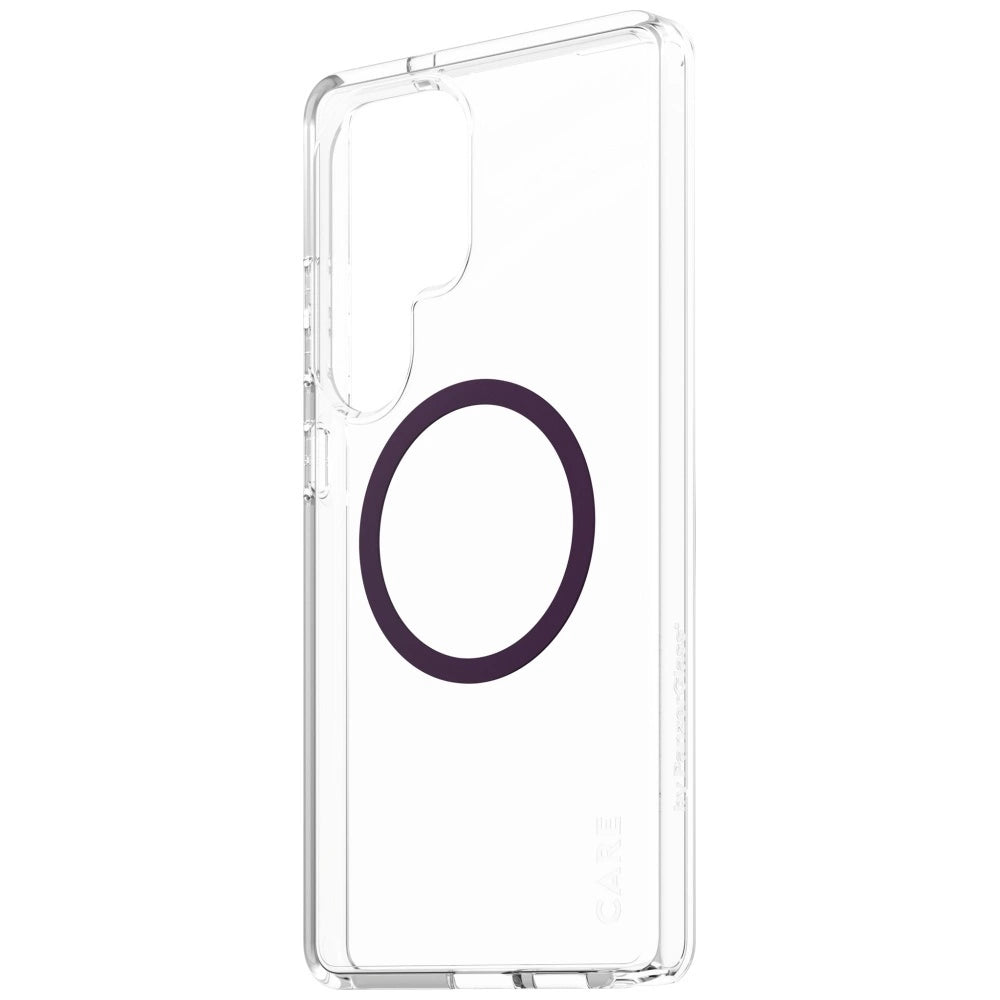 CARE by PanzerGlass Flagship Urban Combat Purple QI Case for Samsung Galaxy S25 Ultra - Transparent_2