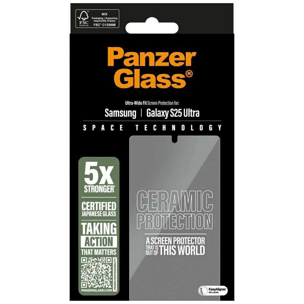 PanzerGlass Ultra-Wide Fit Ceramic Glass for Samsung Galaxy S25 Ultra_3