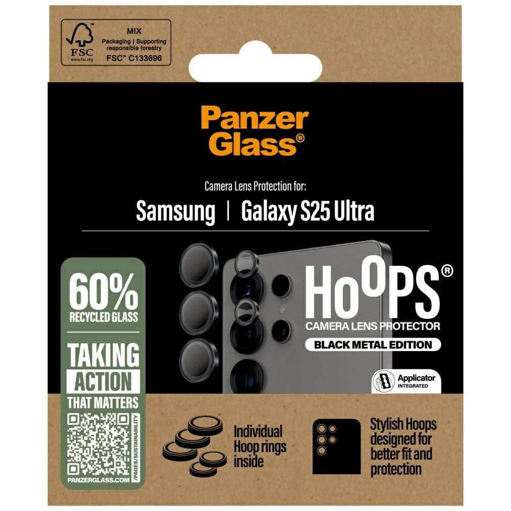 PanzerGlass Hoops Lens Protector Tempered Glass for Samsung Galaxy S25 Ultra Black_3