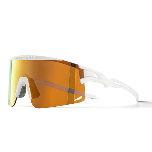 Rockbros Photochromic Cycling Glasses with UV Protection and Corrective Insert – White_0