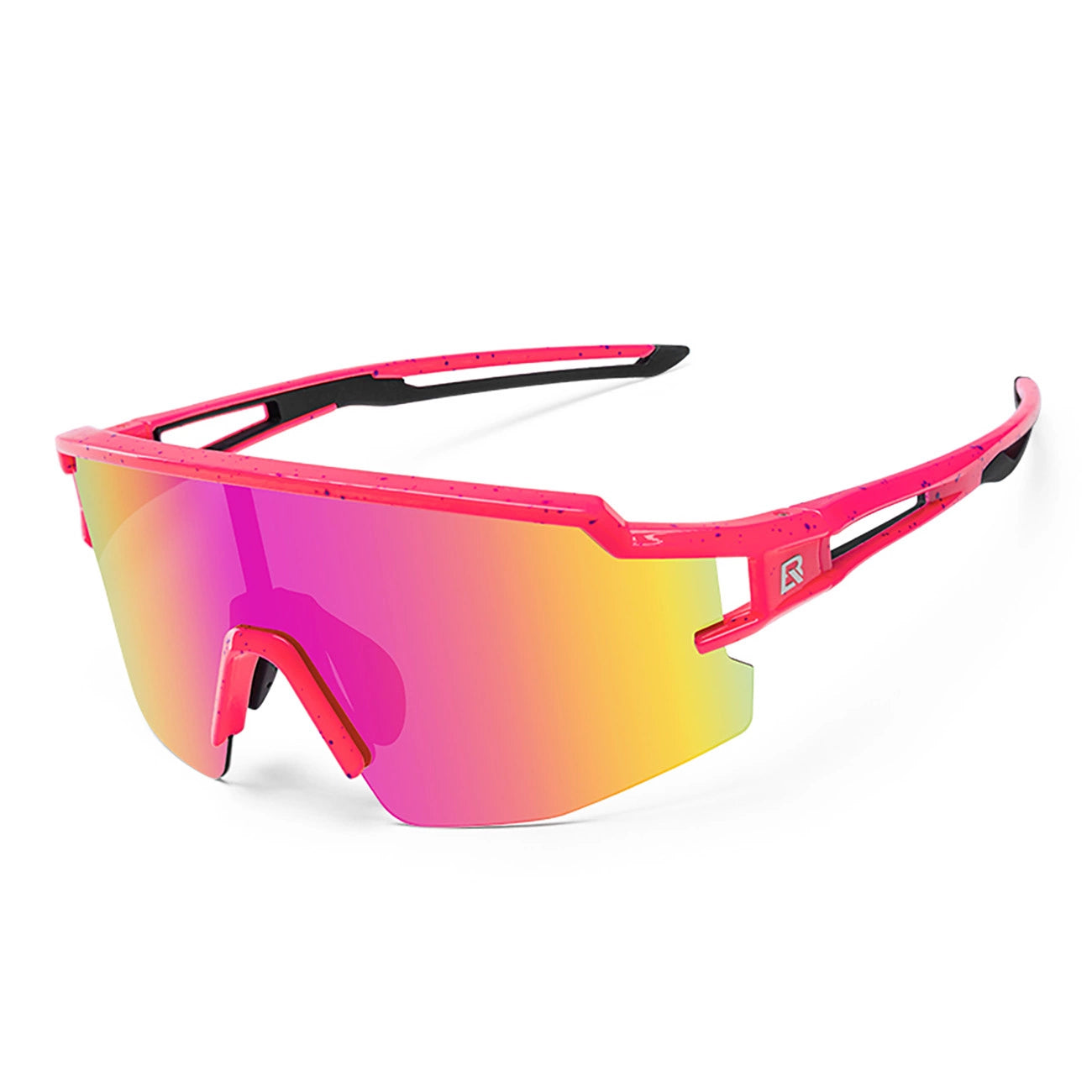 Rockbros Kids Polarized UV Cycling Glasses - Pink_1