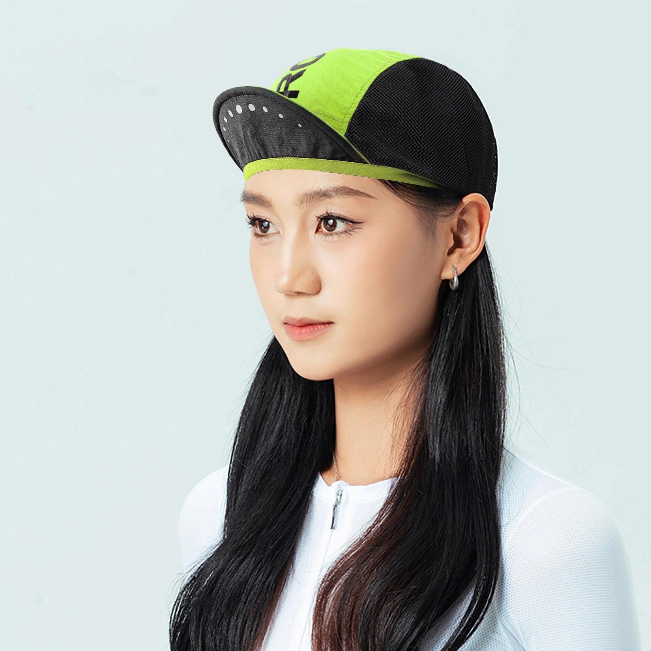 Rockbros Cycling Cap with Visor, Helmet Cover - Green_1