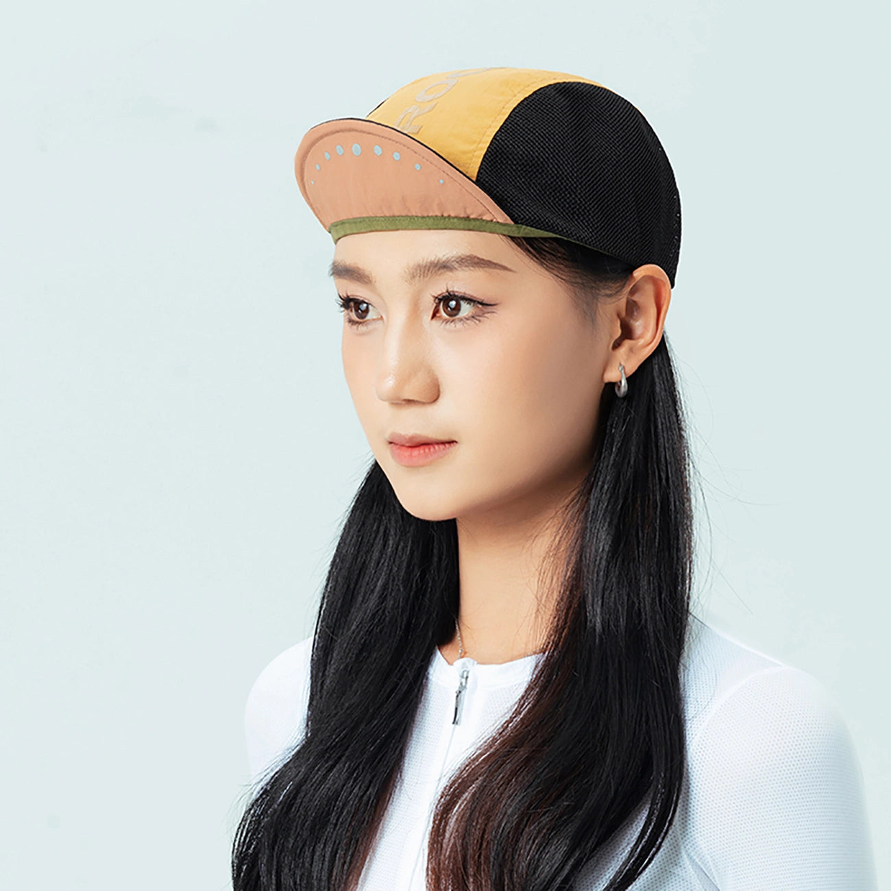 Rockbros Cycling Cap with Visor, Helmet Cover - Yellow_7