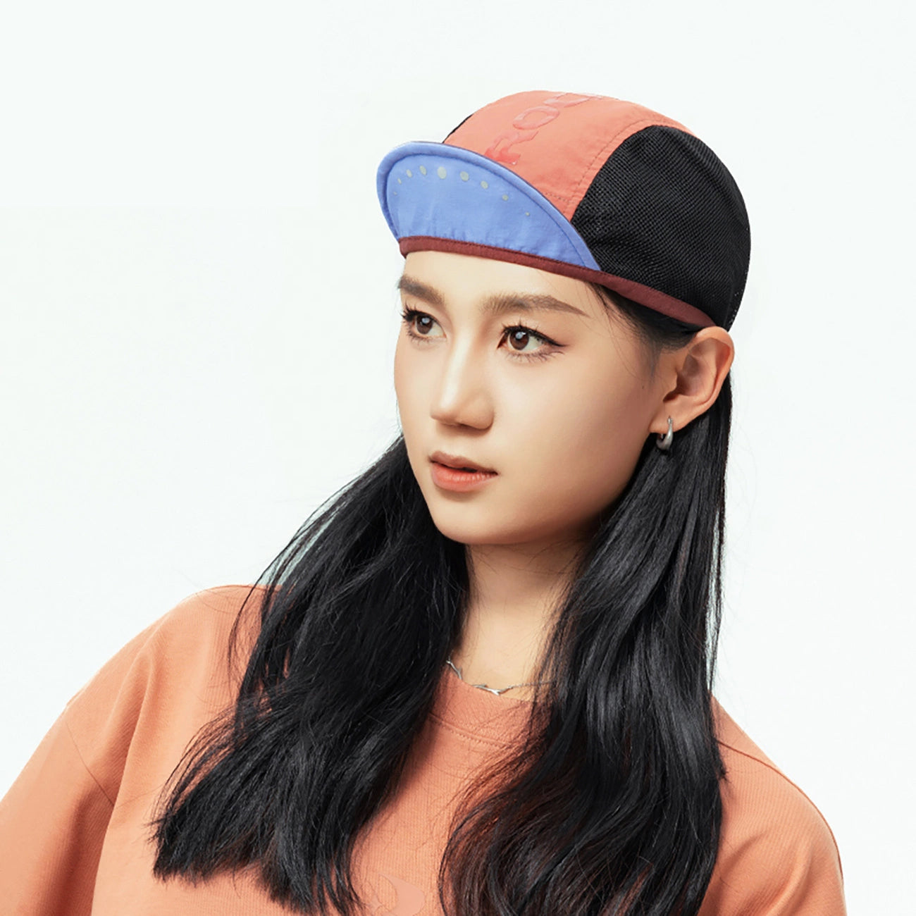 Rockbros Cycling Cap with Helmet Visor - Red_4