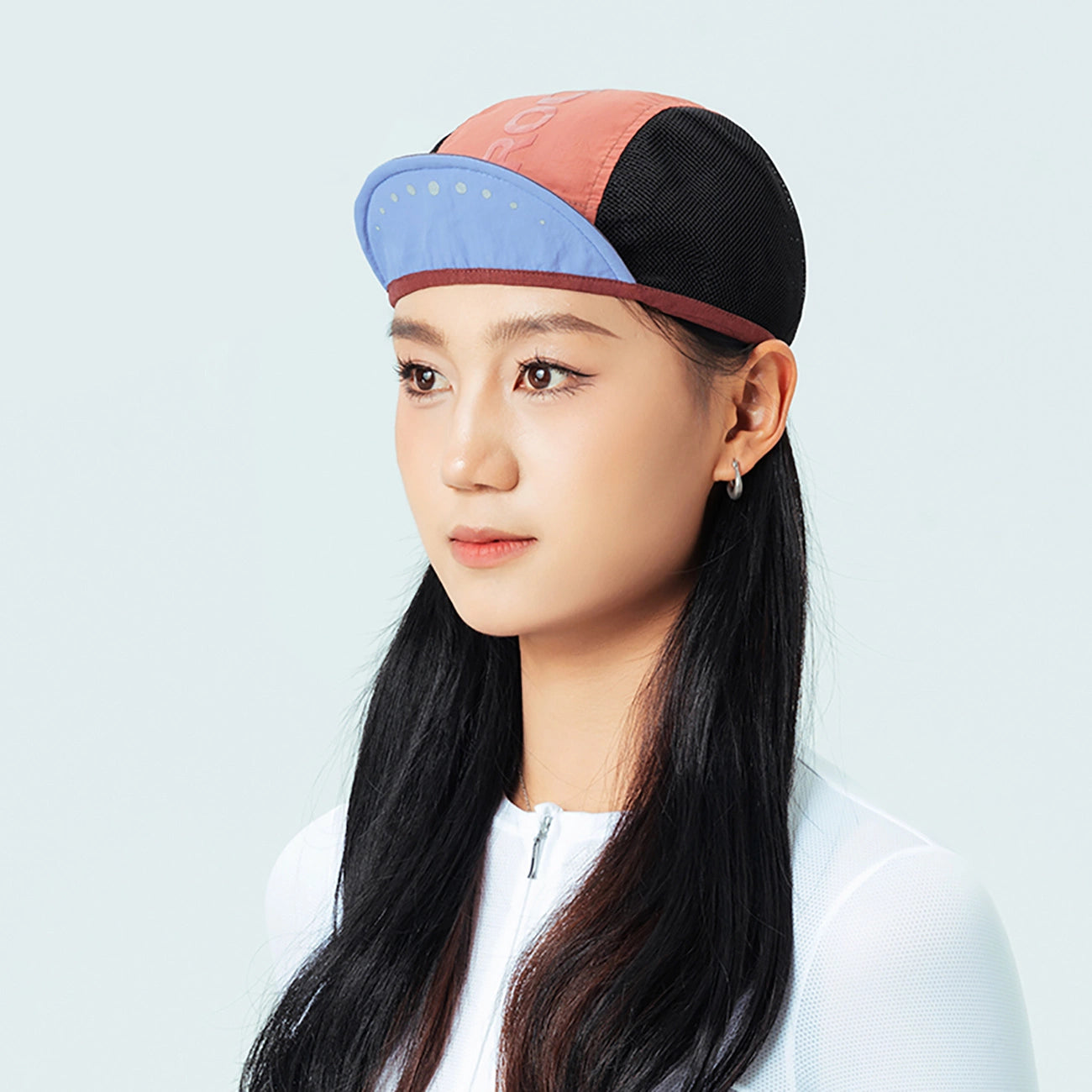 Rockbros Cycling Cap with Helmet Visor - Red_7