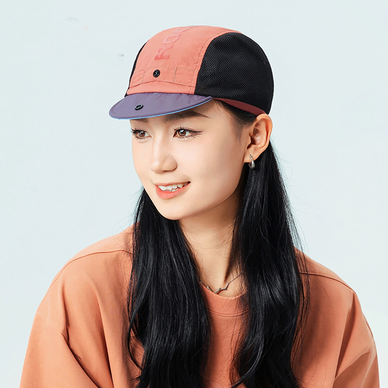 Rockbros Cycling Cap with Helmet Visor - Red_8