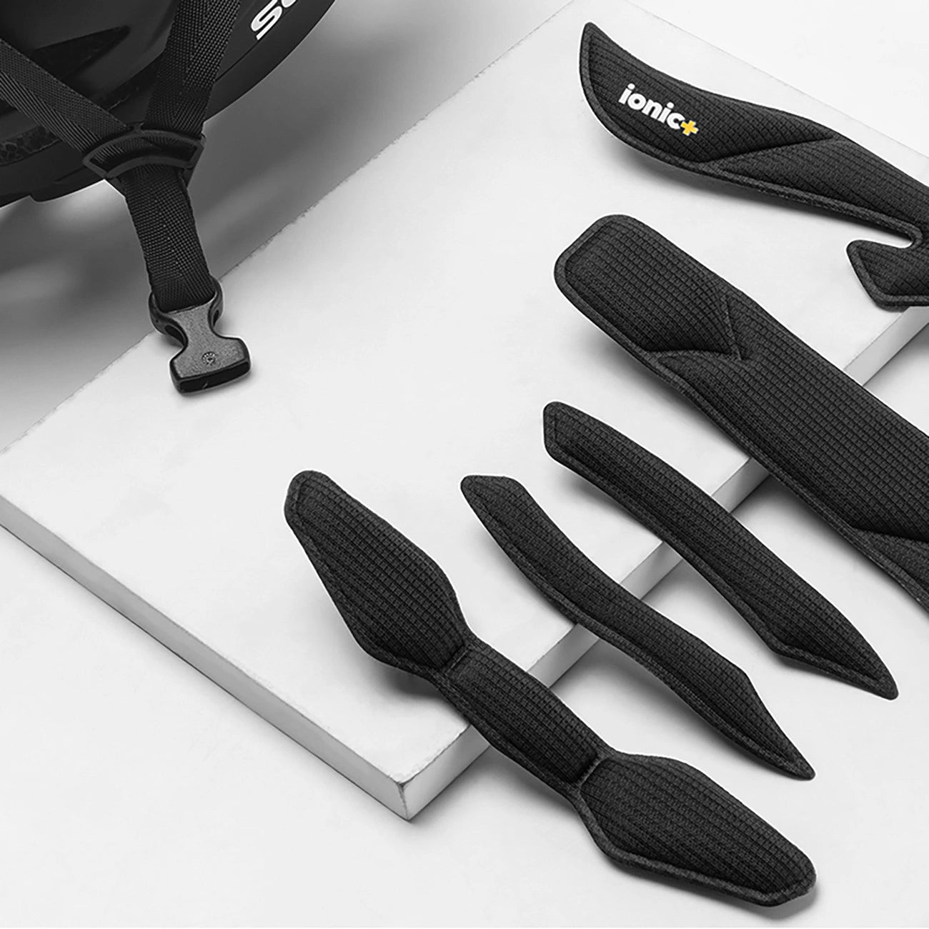 Rockbros Bike Helmet with Visor, Detachable UV Goggles, Unisex, Glossy - White_3