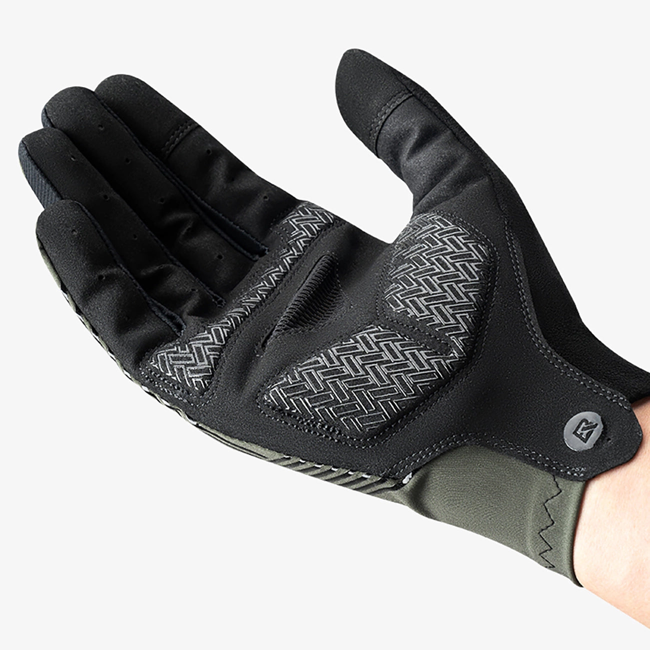 Rockbros cycling gloves spring/summer/autumn, full, size: XL - green_3