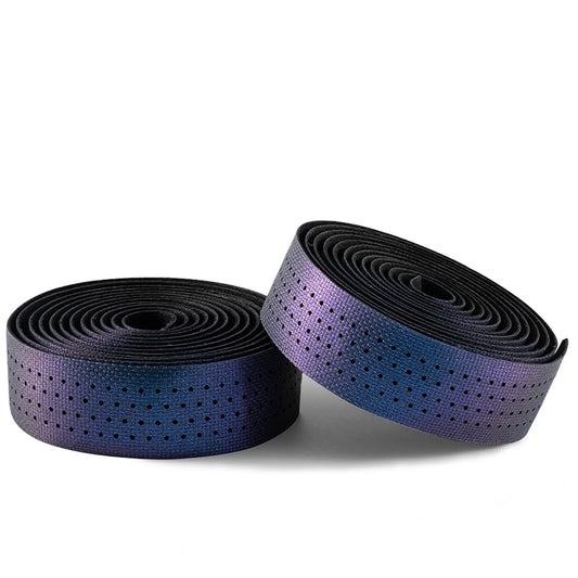 Rockbros Handlebar Tape Perforated Silicone with Chameleon Effect - Purple_0