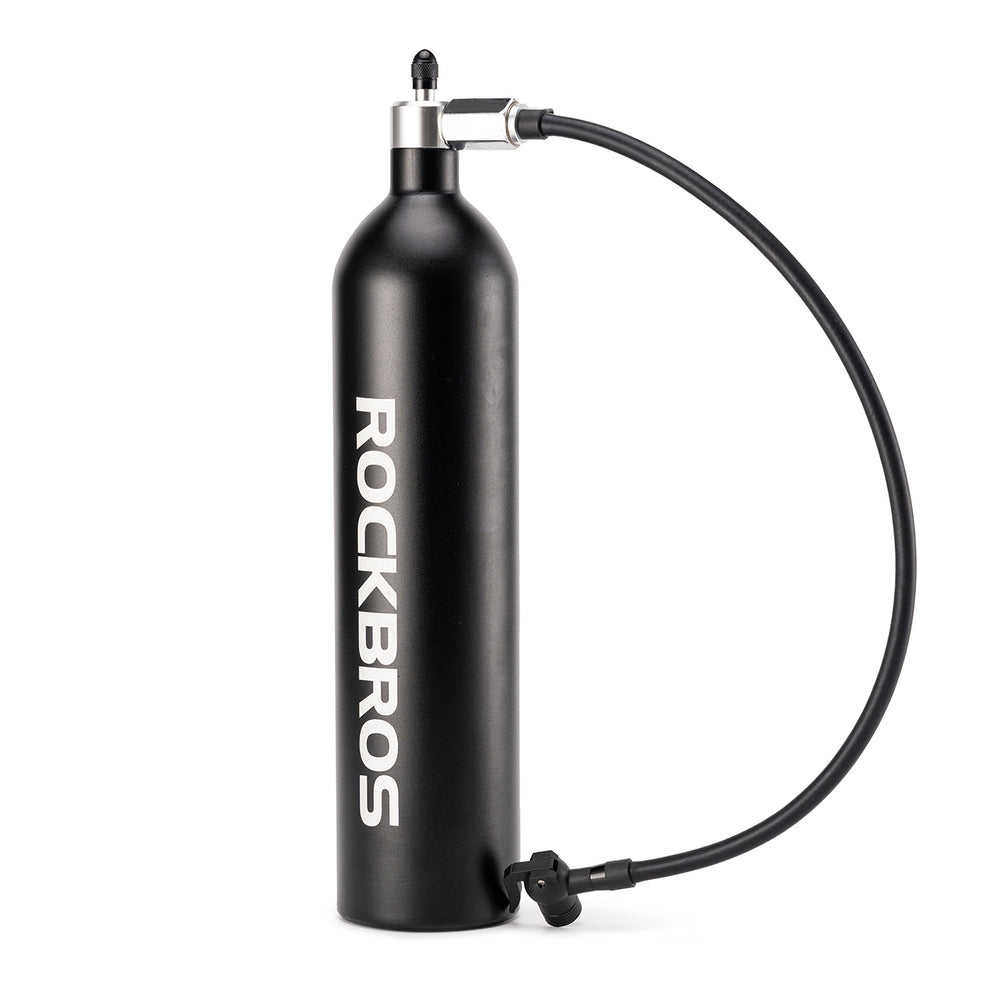 Rockbros Tubeless Tire Inflator 200 PSI 1.2l - Black_2