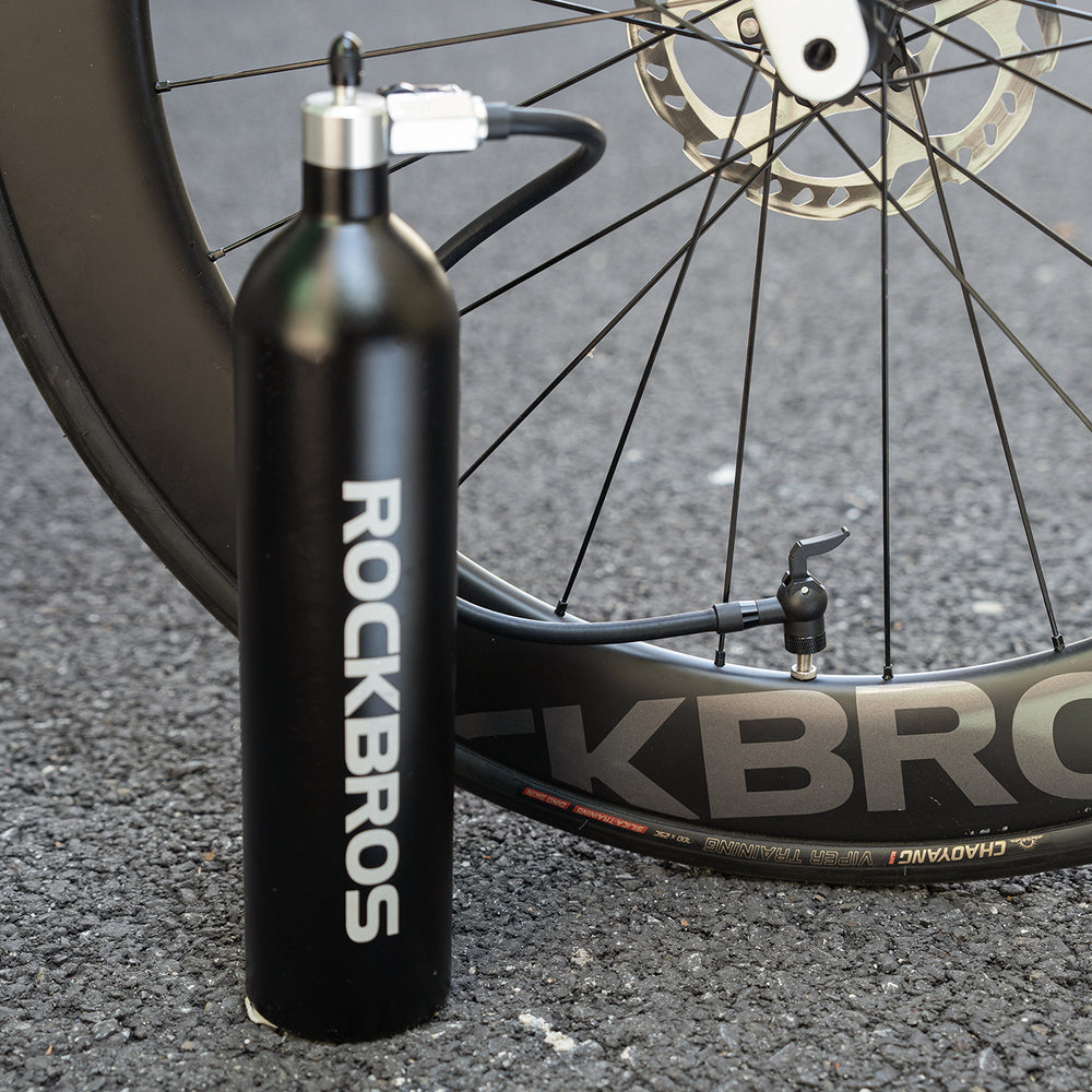 Rockbros Tubeless Tire Inflator 200 PSI 1.2l - Black_6