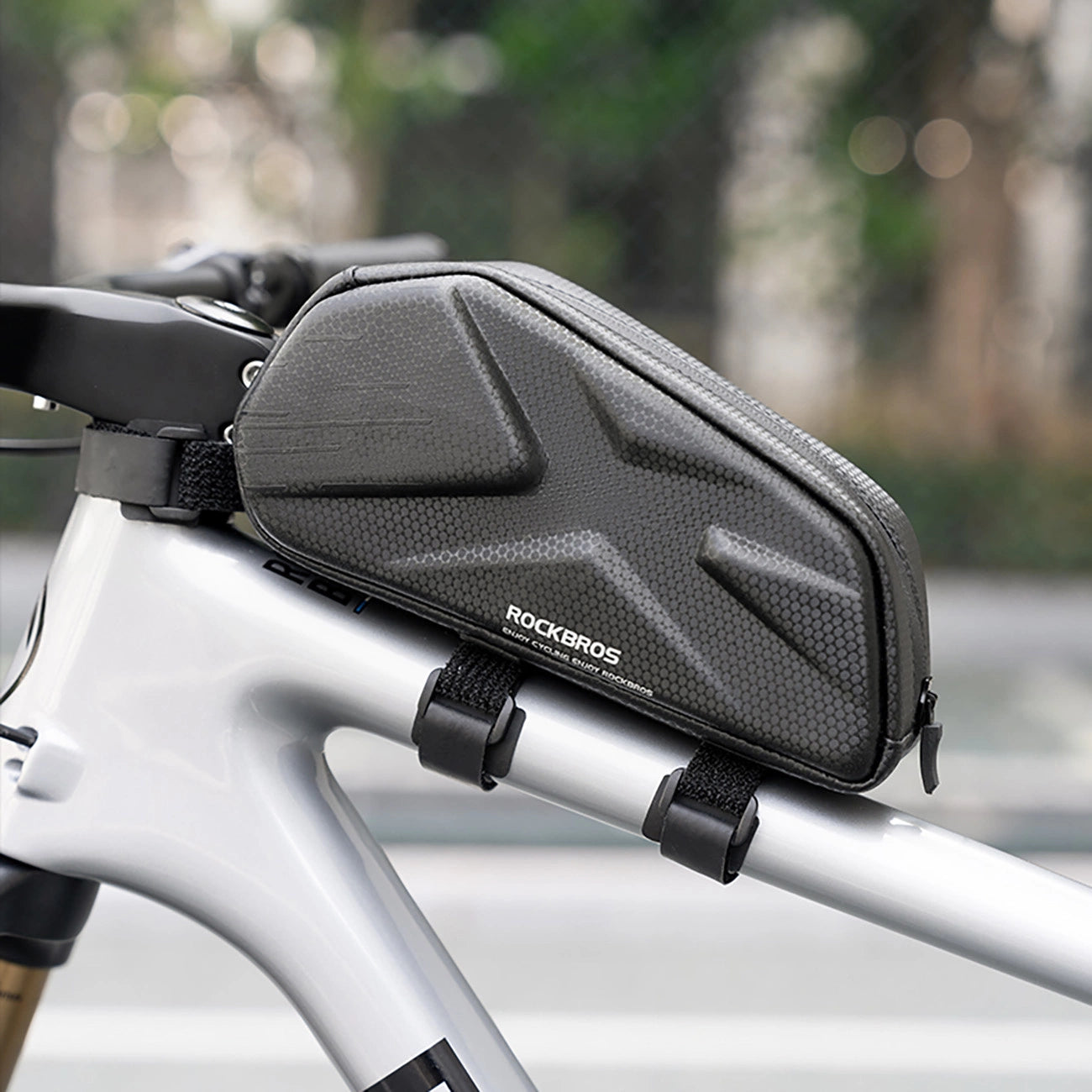 Rockbros Bike Bag, Rigid, Frame, Top Tube, 1.4l - Black_2