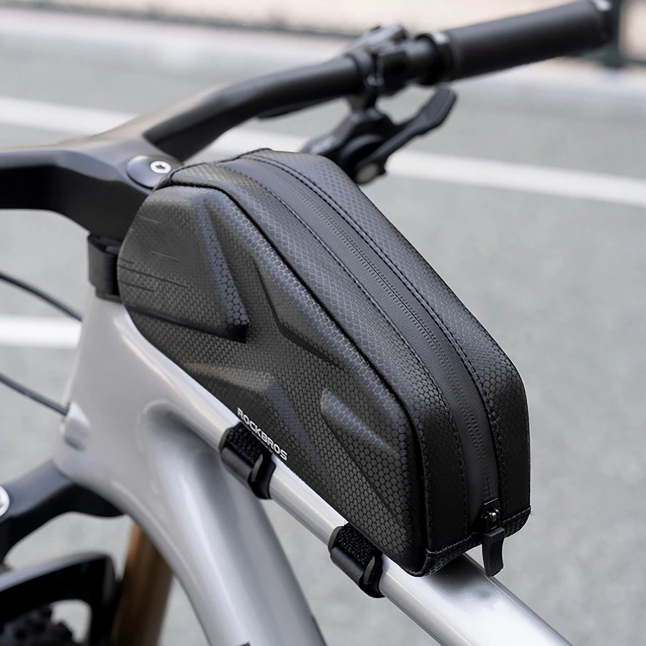Rockbros Bike Bag, Rigid, Frame, Top Tube, 1.4l - Black_7