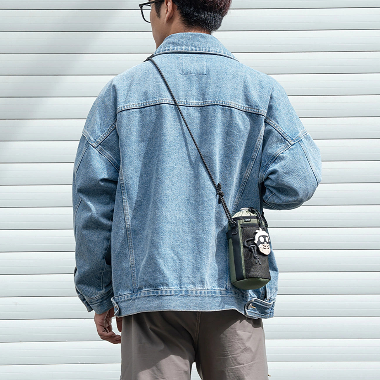 Rockbros Travel Bottle Bag with Shoulder Strap 1l - Green_4