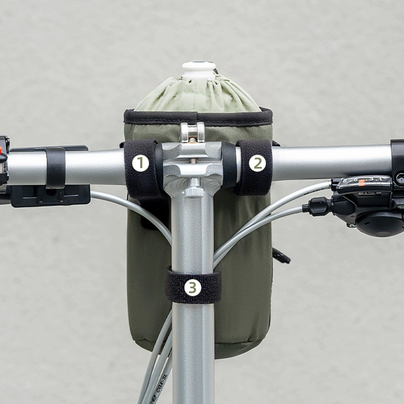 Rockbros Travel Bottle Bag with Shoulder Strap 1l - Green_5