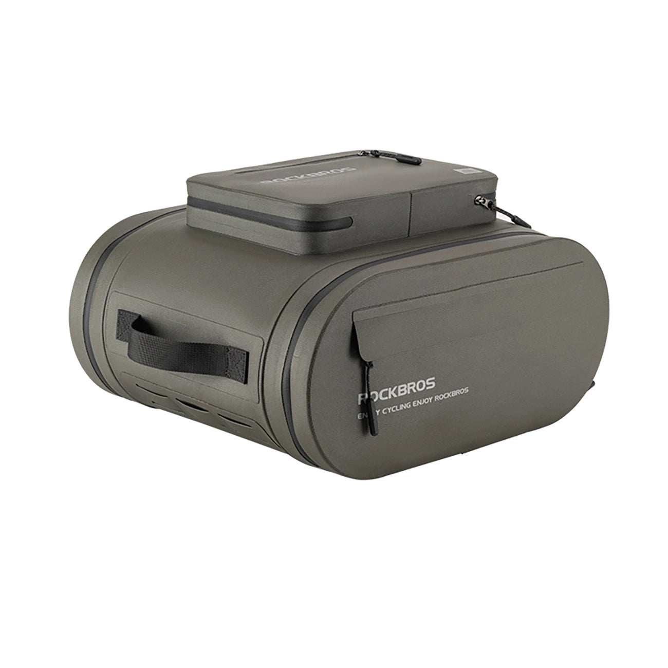 Rockbros waterproof bike pannier, for trunk, capacity 14l - gray_0