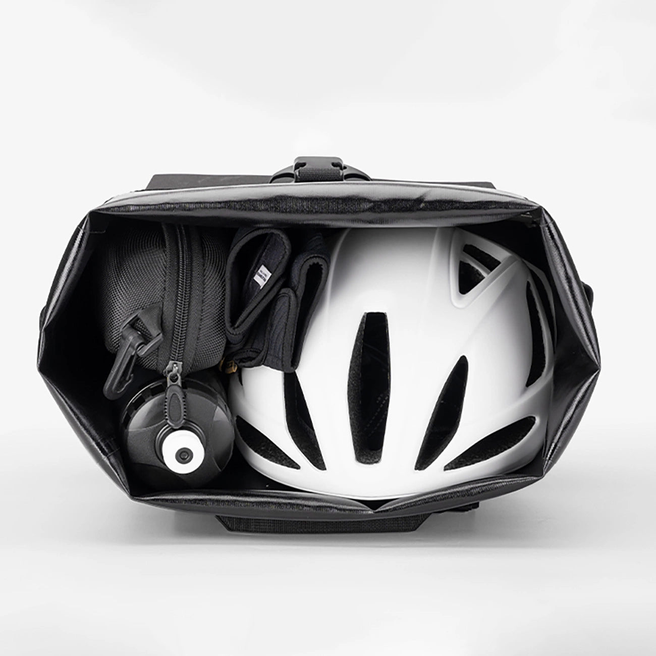 Rockbros Bike Bag with Backpack Function, Waterproof, with Helmet Attachment 18l - Black_3