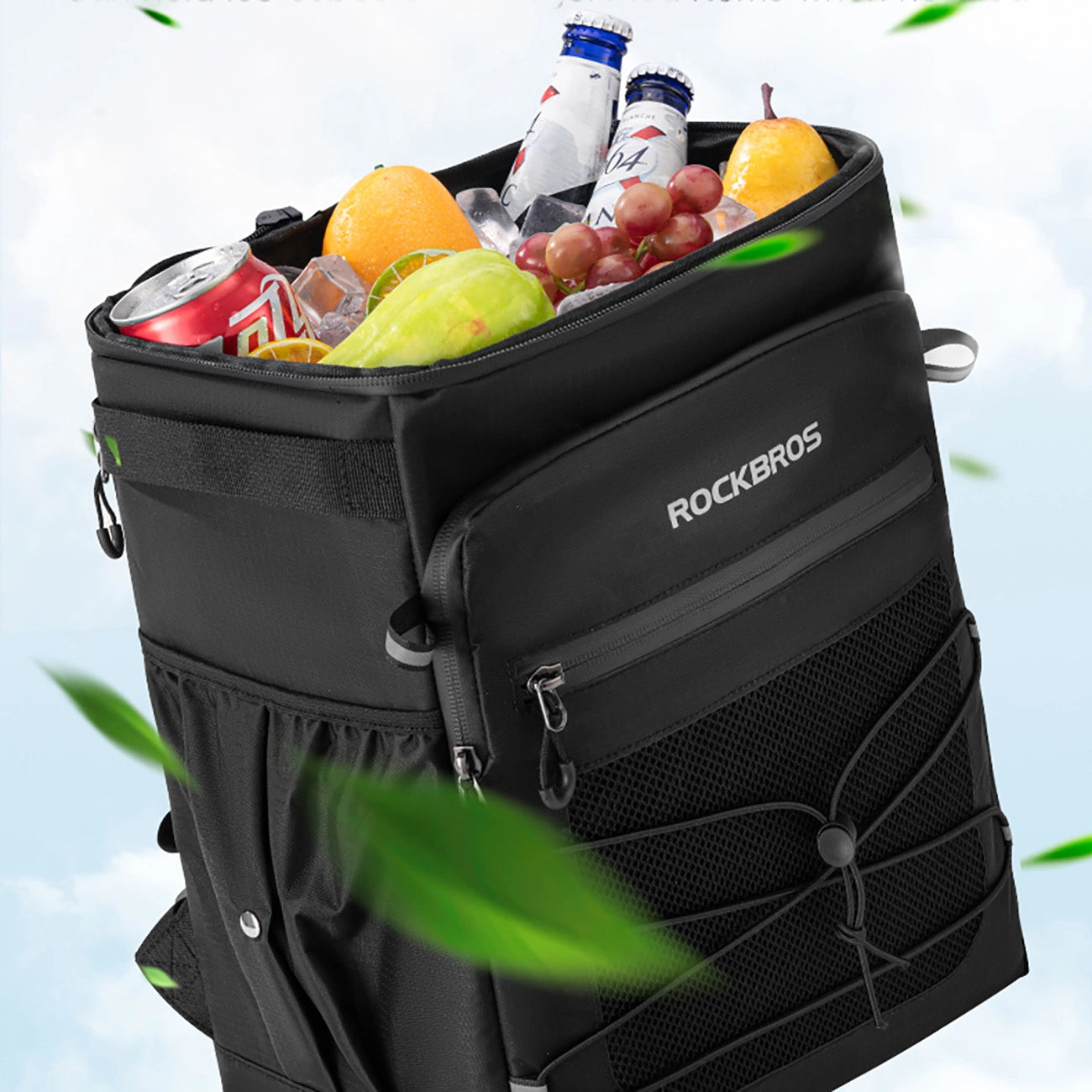 Rockbros Waterproof Backpack with Cooling 14l - Black_3