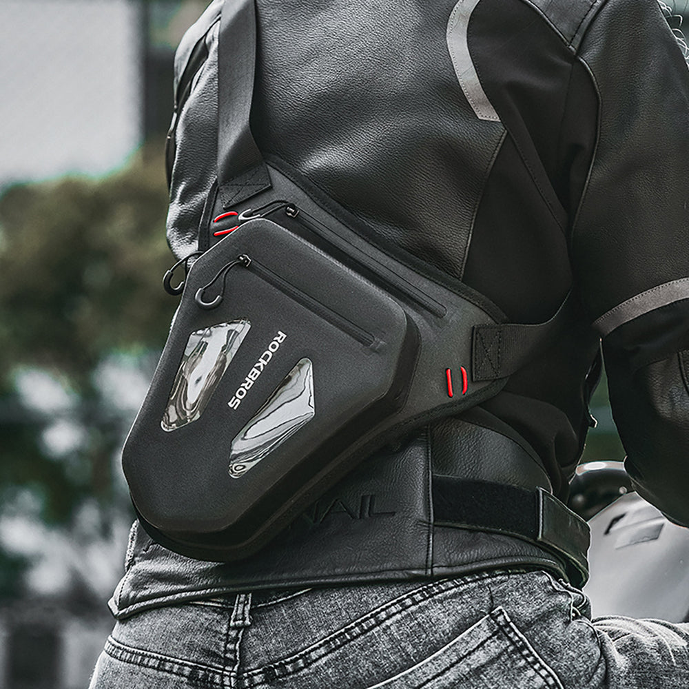 Rockbros Motorcycle Bag for Leg, Thigh, Waist, Shoulder - Black_5
