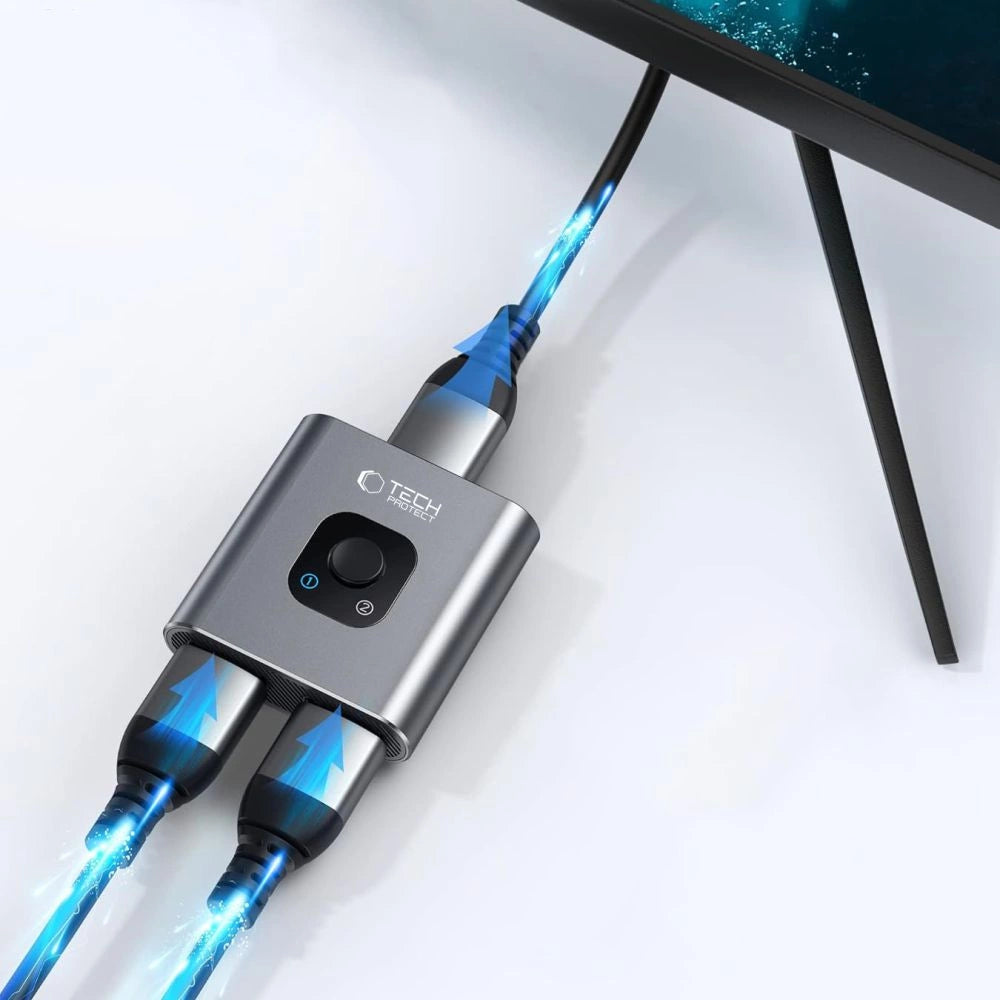 Tech-Protect HB07 HUB Adapter 2in1 HDMI 4K 60HZ - gray_4