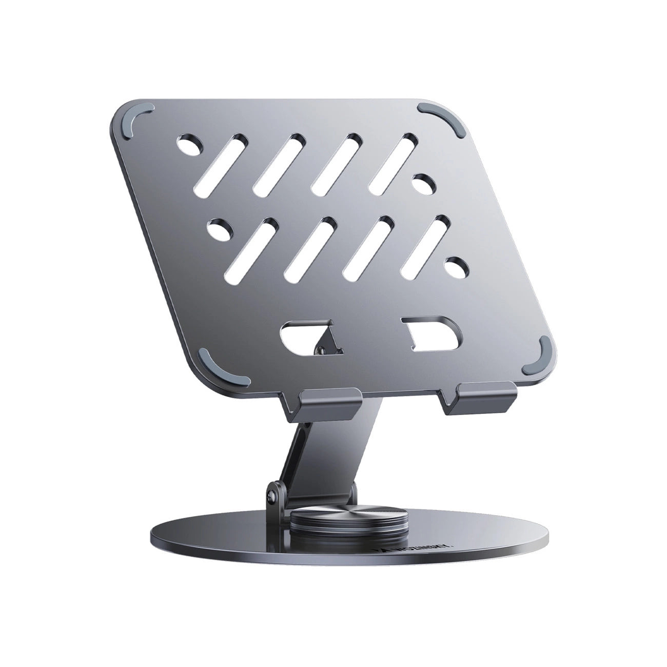 Wozinsky WRS-DSY84SS 360° Rotating Aluminum Tablet Stand - Gray_0