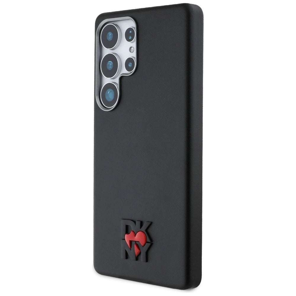 DKNY Leather Heart of NY Case for Samsung Galaxy S25 Ultra - Black_1