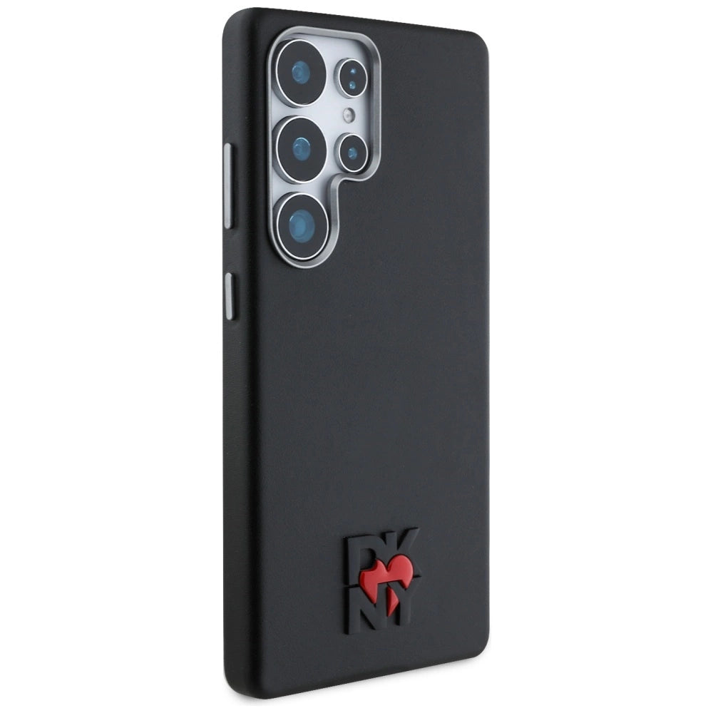 DKNY Leather Heart of NY Case for Samsung Galaxy S25 Ultra - Black_3