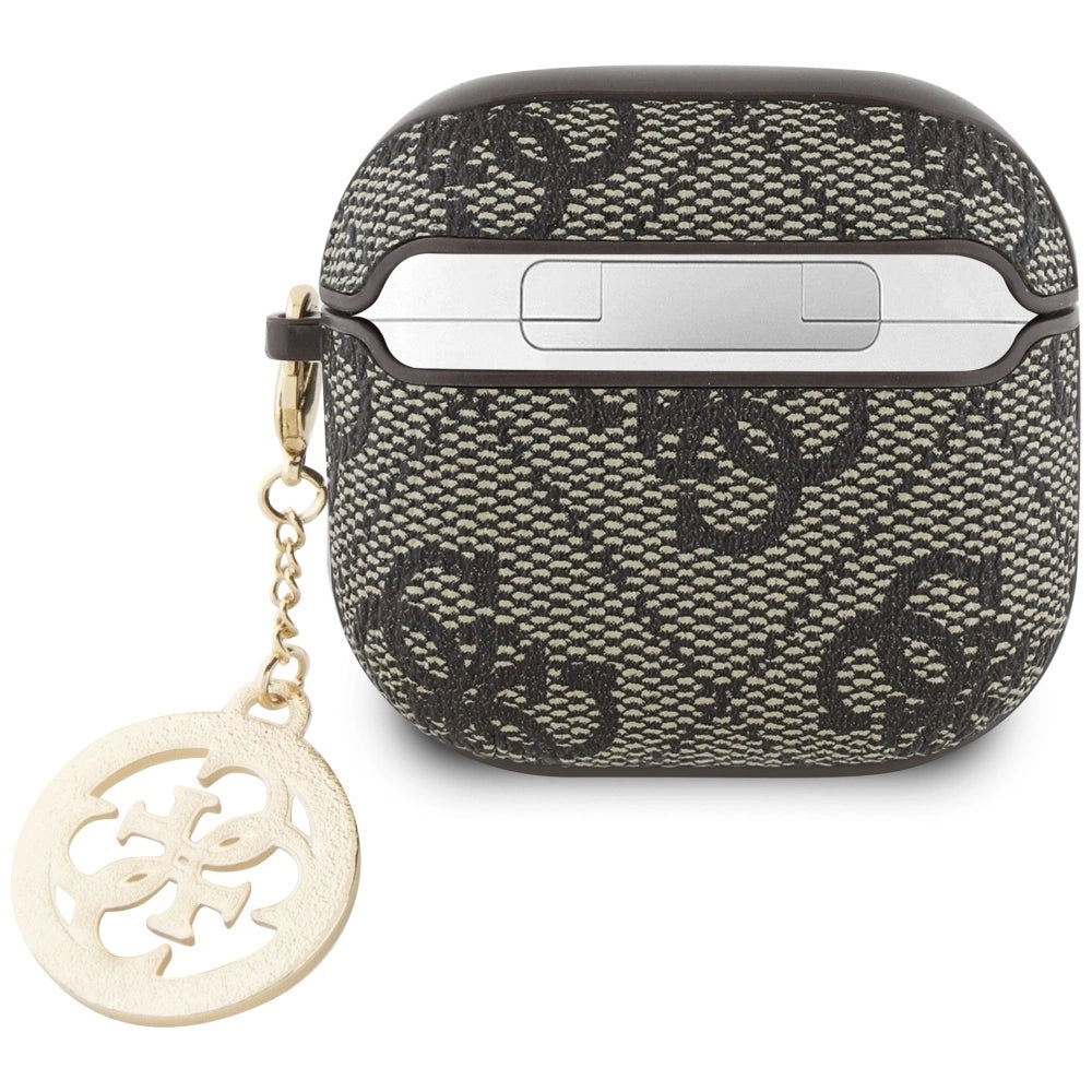 Guess 4G Strass Charm Case for AirPods 4 - Brown_1