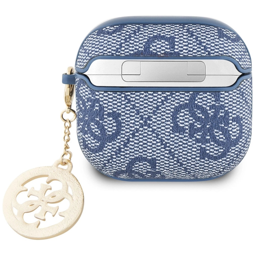 Guess 4G Strass Charm Case for AirPods 4 - Blue_1