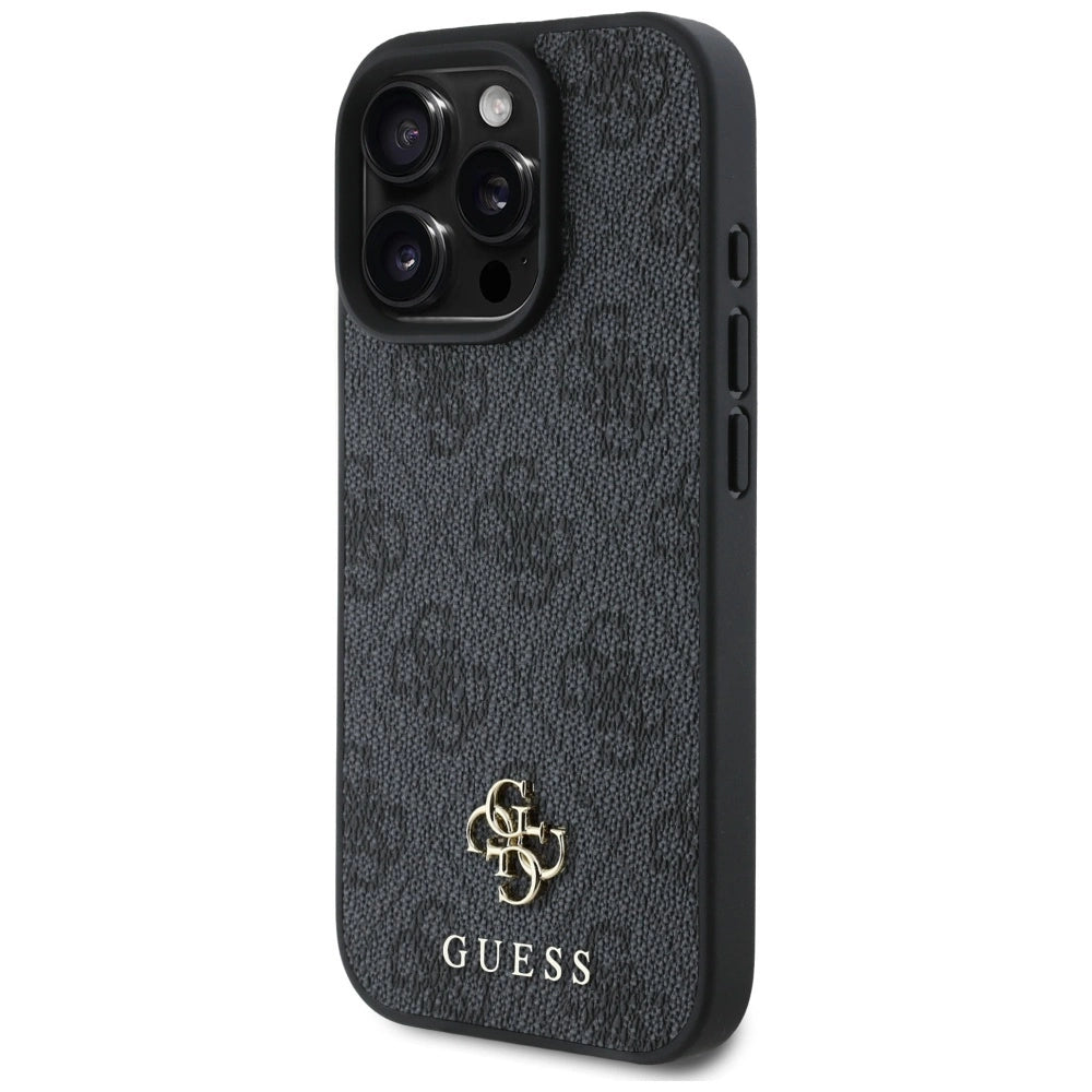 Guess HC PU 4G Small 4G and Classic Case for iPhone 16 Pro Max MagSafe - Black_1