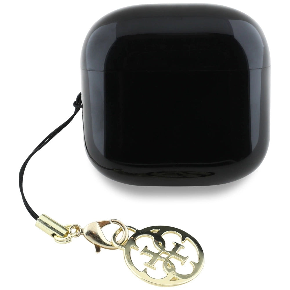 Guess Glossy Effect Printed Classic Logo & Charm TWS headphones - black_3