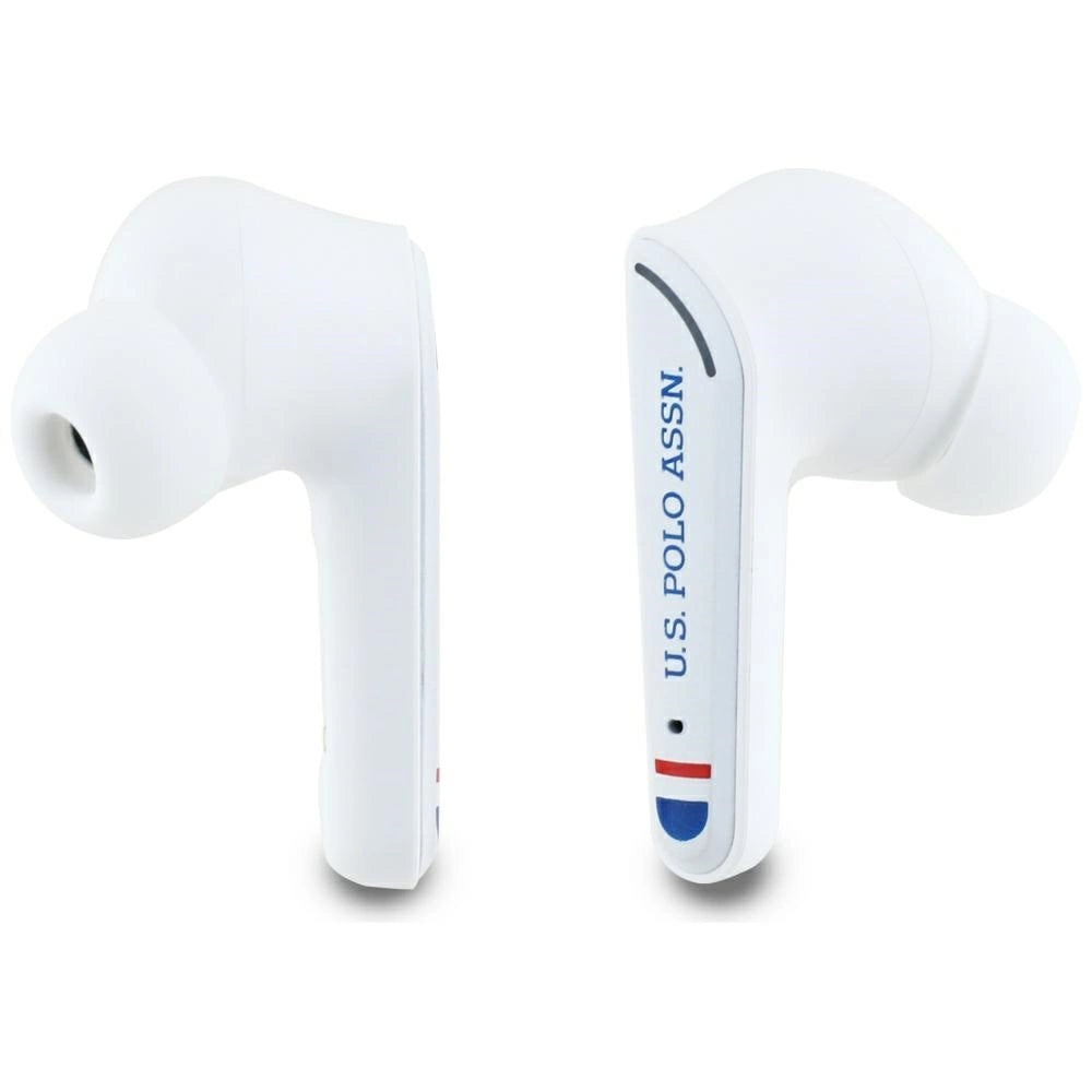 TWS US Polo DH Logo Bluetooth Headphones - White_3