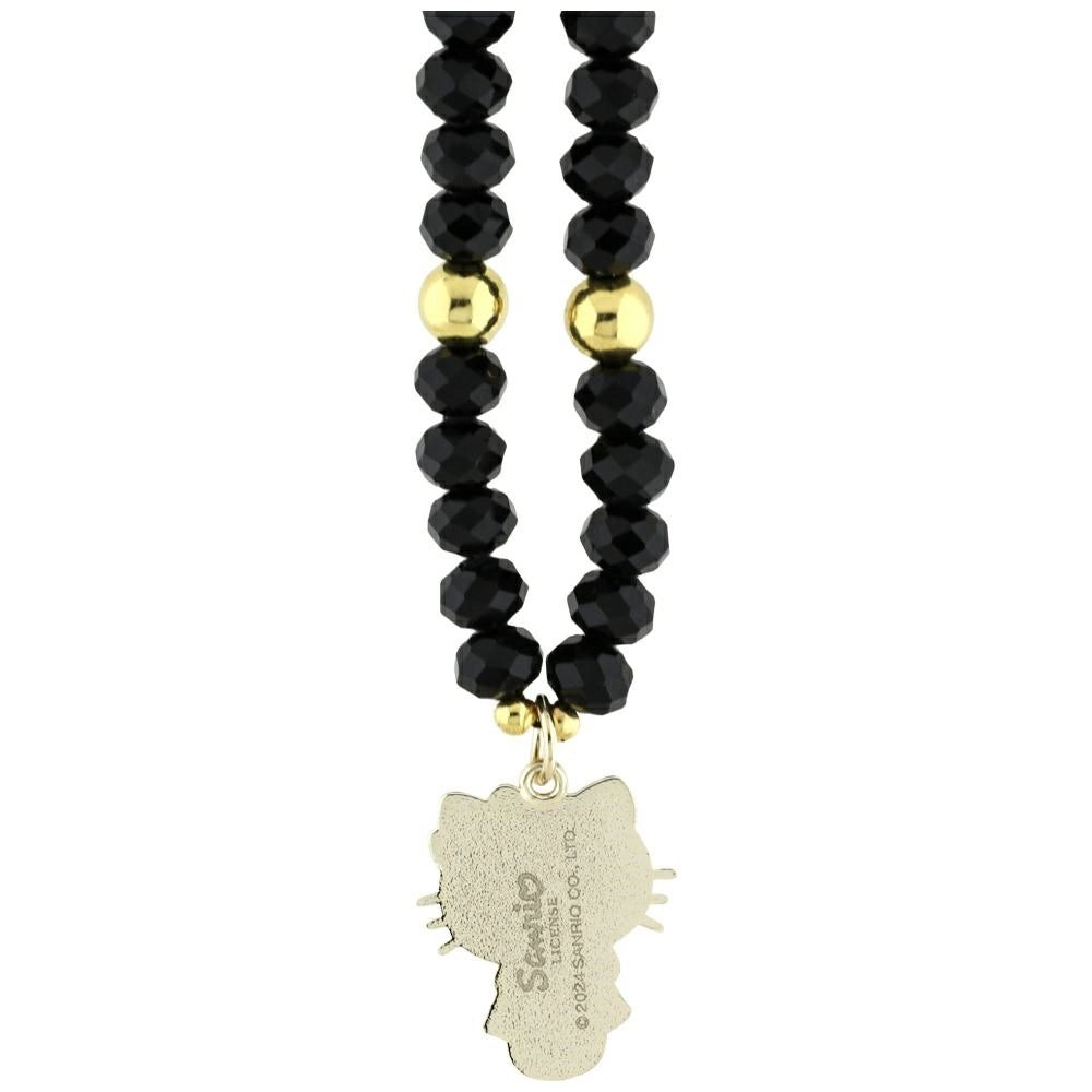 Hello Kitty Pearls and Beads Kitty Charm Phone Charm - Black_2