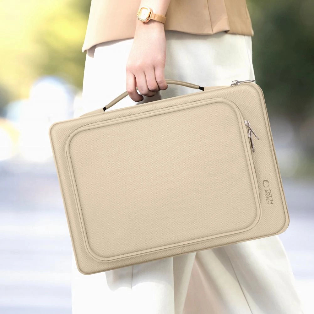Tech-Protect Basic Bag for 15-16" laptop - beige_9