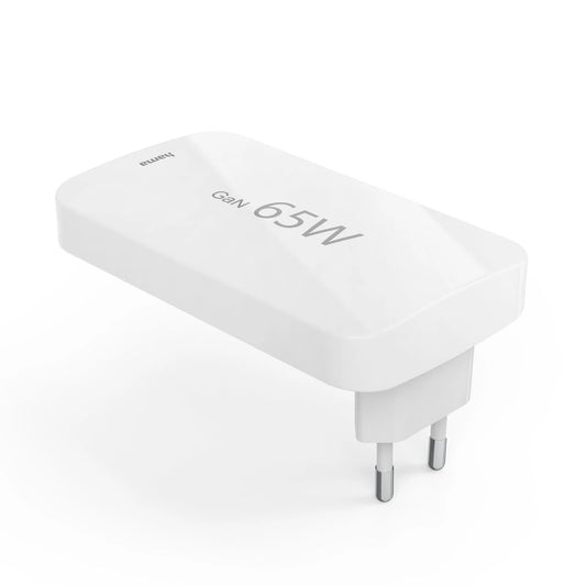 Hama GaN Charger 65W 2x USB-C 1x USB-A Foldable - White_0